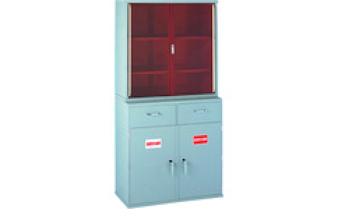 東京硝子器械（株）  405-57-05-04  ＴＧＫ　Ｆｉｎｅ　薬品庫　ＥＹ－９００上下セット
