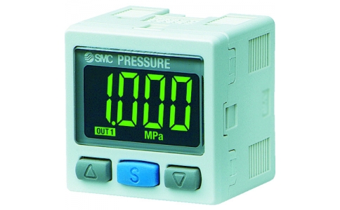 ＳＭＣ（株）  ISE30A-01-N-M  ＳＭＣ　【売切廃番】２色表示式　高精度デジタル圧力スイッチ（正圧用）