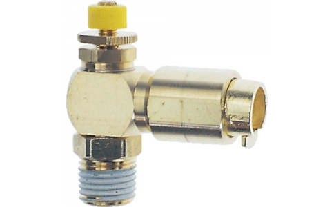 千代田通商（株）  C10-02SCH-O  チヨダ　スピードコントローラーＨタイプα（金属）メーターアウト１０ｍｍ・Ｒ１／４