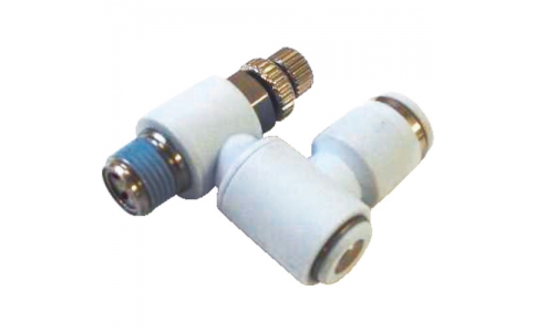 コンバム（株）  WNSS04-01-O  ＣＯＮＶＵＭ　スピードコントローラ　ユニバーサル形　適合チューブ外径Ｄ：４ｍｍ　接続口径：Ｒ１／８