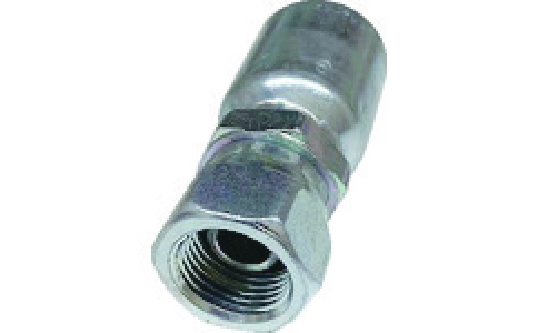パーカー・ハネフィン日本（株）  1GU43-12-12  Ｐａｒｋｅｒ　油圧ホース用コネクター　オスシートスイベル金具　６０度コーン　Ａ寸法８２ｍｍ