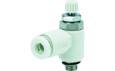 ＳＭＣ（株）  10-AS1201F-M3-04  ＳＭＣ　ワンタッチ管継手付スピードコントローラ　エルボタイプ　クリーンシリーズ