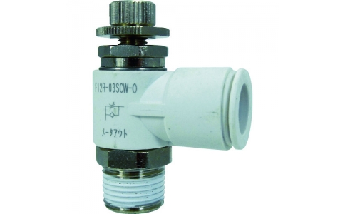 千代田通商（株）  F12R-03SCW-O  チヨダ　ファイブスピードコントローラα白メーターアウト１２ｍｍ・Ｒ３／８