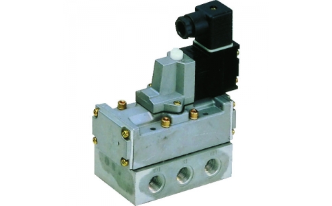 ＣＫＤ（株）  4F410-08-AC100V  ＣＫＤ　４Ｆシリーズパイロット式５ポート弁セレックスバルブ　５．０Ｃ［ｄｍ（の３乗）／（Ｓ・ｂａｒ）］／音速コンダクタンス