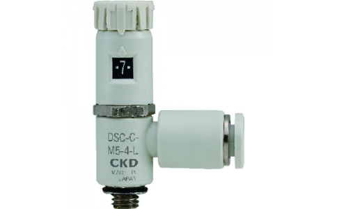ＣＫＤ（株）  DSC-C-M5-4  ＣＫＤ　ダイヤル付スピードコントローラ　（コンパクトタイプ）