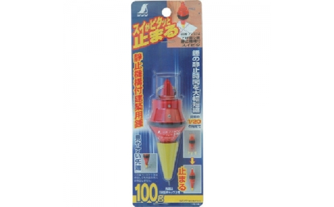 シンワ測定（株）  77974  シンワ　下げ振り錘　スイピタ　静止機構付１００ｇ