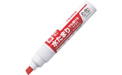 （株）ＴＪＭデザイン  ZENM-FRED  タジマ　全天候マーカー赤＜太字・角芯＞