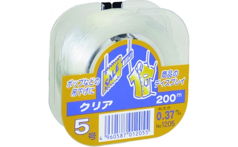 （株）たくみ  1205  たくみ　カラーテグス　クリアー　５号