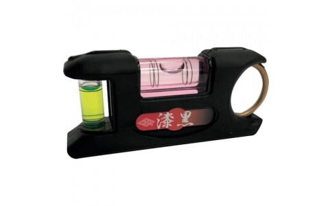 （株）アカツキ製作所  PA-SR  ＫＯＤ　超強力マグネット搭載水平器　漆黒（プロテクトアーマー　赤）