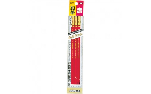 （株）ＴＪＭデザイン  4975364066190  タジマ　建築用すみつけ鉛筆　硬質赤　３本入