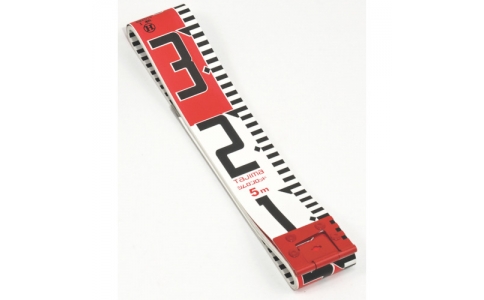 （株）ＴＪＭデザイン  4975364041562  タジマ　シムロンロッド－１５０長さ　３ｍ／裏面仕様　２０ｃｍアカシロ／紙函