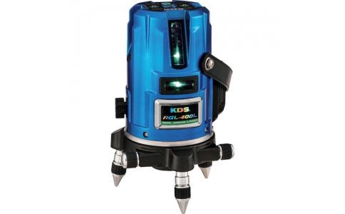 ムラテックＫＤＳ（株）  RGL-400L  ＫＤＳ　レーザー墨出器　リアルグリーンレーザー４００Ｌ　縦２・横１・地墨　本体のみ