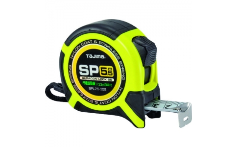 （株）ＴＪＭデザイン  SPL25-55SBL  タジマ　コンベックス　スパコンロックー２５　５．５ｍ　尺相当目盛付　ブリスター