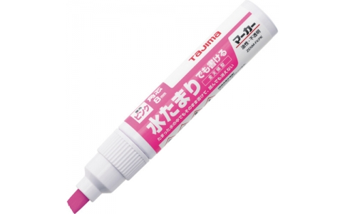 （株）ＴＪＭデザイン  ZENM-FKPK  タジマ　全天候マーカー蛍光ピンク＜太字・角芯＞