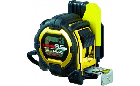 （株）ＴＪＭデザイン  SFG3GLM25-55BL  タジマ　セフコンベＧ３ゴールドロックマグ爪２５　５．５ｍ　メートル目盛