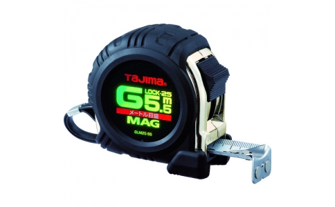 （株）ＴＪＭデザイン  GLM25-55BL  タジマ　Ｇロックマグ爪２５　５．５ｍ　メートル目盛