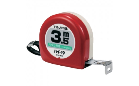 （株）ＴＪＭデザイン  H19-35S  タジマ　ハイ－１９　３．５ｍ／尺相当目盛付／ブリスター
