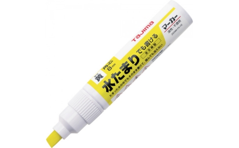 （株）ＴＪＭデザイン  ZENM-FKYE  タジマ　全天候マーカー蛍光イエロー＜太字・角芯＞