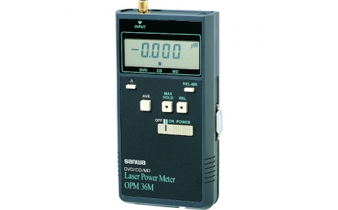 三和電気計器（株）  OPM36M  ＳＡＮＷＡ　レーザーパワーメータ　ＣＤ／ＭＤ／ＤＶＤＲＡＭ用