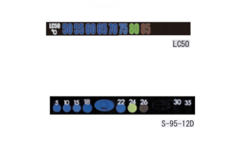 アズワン（株）  2-2600-03  ＡＳ　サーモピット液晶シール　Ｒ－６Ｄ－ＧＡ横　（２０枚入）
