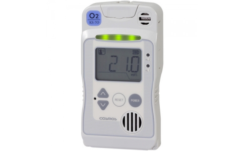 新コスモス電機（株）  KS-7O(SANKETSU-AC100VPLUG)  新コスモス　一体型酸素検知警報器（酸欠防止用）ＡＣ１００Ｖ　コンセントプラグ接続タイプ