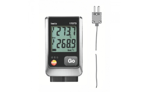 （株）テストー  TESTO175T3-SET1  テストー　温度ロガＫ熱電対素線タイプ２ｃｈセット