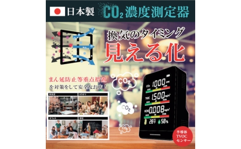 リンクサス（株）  HCOM-CNJP001  リンクサス　日本製ＣＯ２濃度測定器