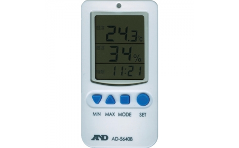 （株）エー・アンド・デイ  AD-5640B  Ａ＆Ｄ　温度湿度アラーム付き温湿度計