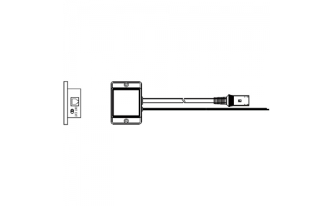 （株）ＧＵＧＥＮ  OP-C002  ＰＵＳＨＬＯＧ　ＴＣｍｉｎｉ接続用変換ボックス