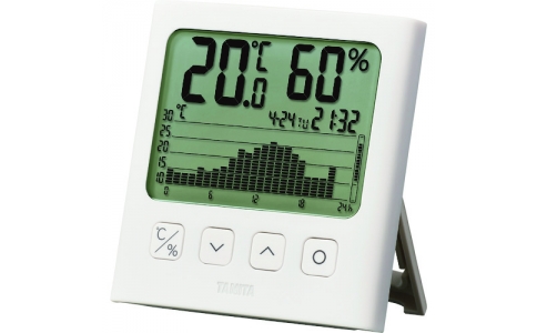 （株）タニタ  TT-580WH  ＴＡＮＩＴＡ　グラフ付きデジタル温湿度計　ＴＴ－５８０ＷＨ