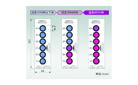 東京硝子器械（株）  014-55-97-34  ＴＧＫ　湿度インジケータ　ＰＨＩ６Ｖ／１０－６０Ｂｒ　２００枚