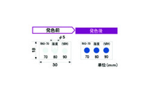 東京硝子器械（株）  014-55-97-44  ＴＧＫ　湿度インジケータ　ＲＨ３－７０　５０枚