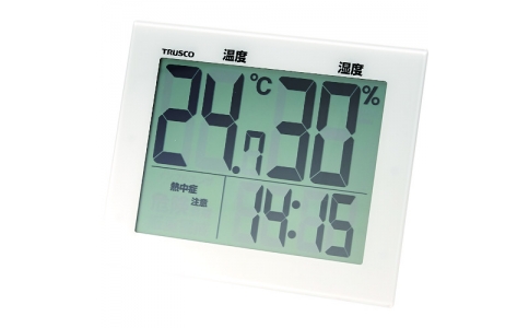 トラスコ中山（株）  BTH-220  ＴＲＵＳＣＯ　大画面温湿度計