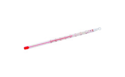 東京硝子器械（株）  359-53-10-01  ＴＧＫ　アルコール棒状温度計短型　－２０～５０℃　１５０ｍｍ