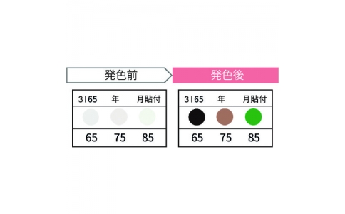 因幡電機産業（株）  3I65-JP  ＪＡＰＰＹ　サーモカラーセンサー（２０枚入り）