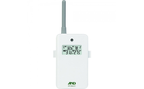 （株）エー・アンド・デイ  AD5664-01-00A00  Ａ＆Ｄ　ワイヤレス・マルチチャンネル温湿度計（子機）　ＡＤ５６６４－０１　一般（ＩＳＯ）校正付（検査成績書＋トレサビリティ体系図）