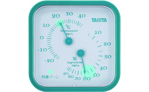 （株）タニタ  TT-557-BL  ＴＡＮＩＴＡ　温湿度計　ＴＴ５５７ＢＬ