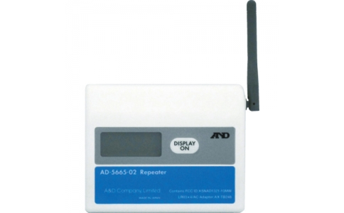 （株）エー・アンド・デイ  AD5665-02  Ａ＆Ｄ　ワイヤレス温湿度計（中継機）　ＡＤ５６６５－０２　外部センサー付