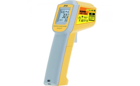 （株）エー・アンド・デイ  AD5619-00A00  Ａ＆Ｄ　赤外線放射温度計　ＡＤ５６１９　一般（ＩＳＯ）校正付（検査成績書＋トレサビリティ体系図）