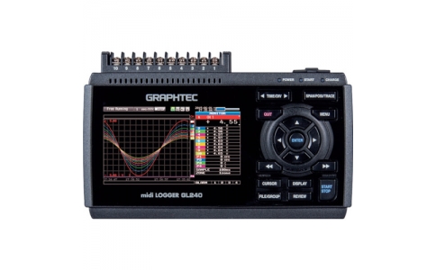 ヤマト科学（株）  GL240  ヤマト　【一時受注停止】グラフテック　ＭＩＤＩ　ＬＯＧＧＥＲ　ＧＬ２４０　絶縁１０チャネルハンディロガー