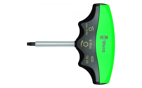 Ｗｅｒａ社  005090  Ｗｅｒａ　４００　トルクドライバーＴ型　トルクス　ＴＸ２０　／　４．０　Ｎｍ