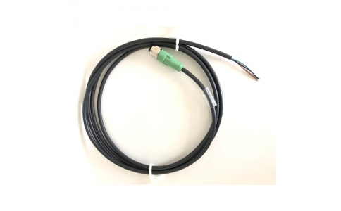 長野計器（株）  M12CABLE-S2PUR  長野　Ｍ１２コネクタ付　ＰＵＲケーブル　ストレート　２ｍ