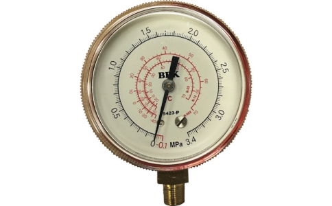 ＢＢＫテクノロジーズ（株）  5423-P  ＢＢＫ　圧力計　（赤）