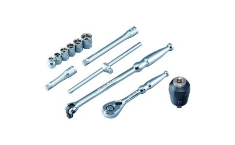 京都機械工具（株）  TB312TQ  ＫＴＣ　９．５ｓｑ．ソケットレンチセット　トルクルモデル