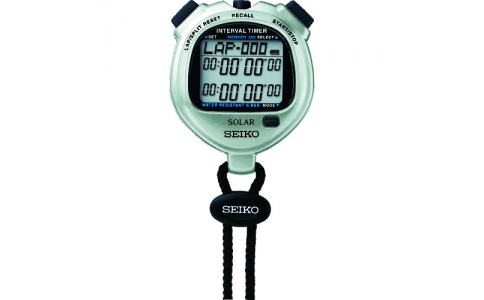 セイコーウォッチ（株）  SVAJ101  ＳＥＩＫＯ　ストップウオッチソーラー　インターバル　メタリックシルバー