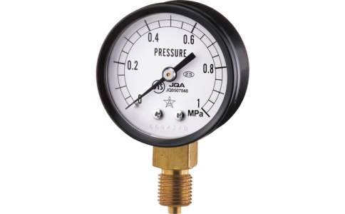 右下精器製造（株）  S-11-V-0.1MPA  右下　小形圧力計