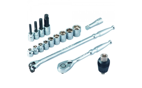 京都機械工具（株）  TB417TQ  ＫＴＣ　１２．７ｓｑ．ソケットレンチセット　トルクルモデル