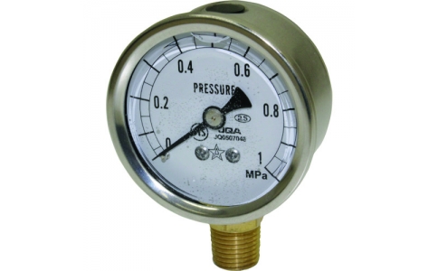 右下精器製造（株）  GLT-117-0.4MPA  右下　グリセリン入圧力計