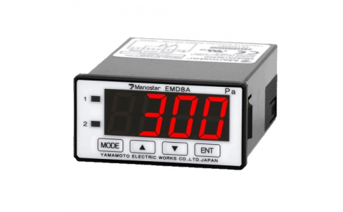 （株）山本電機製作所  EMD8AP46E3  マノスター　デジタル微差圧計　ＥＭＤ８Ａ　ＰＮＰ　１－５Ｖ　３ｋＰａ