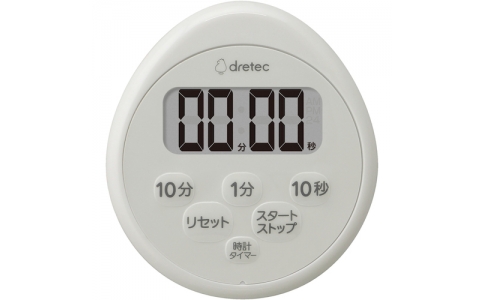 （株）ドリテック  T-611LG  ｄｒｅｔｅｃ　時計付防水タイマー　ライトグレー